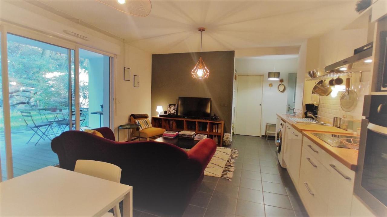 Ferienwohnung T2 Entre Ocean Et Montagnes*Jardin*Wifi Gratuit* Ustaritz Exterior foto