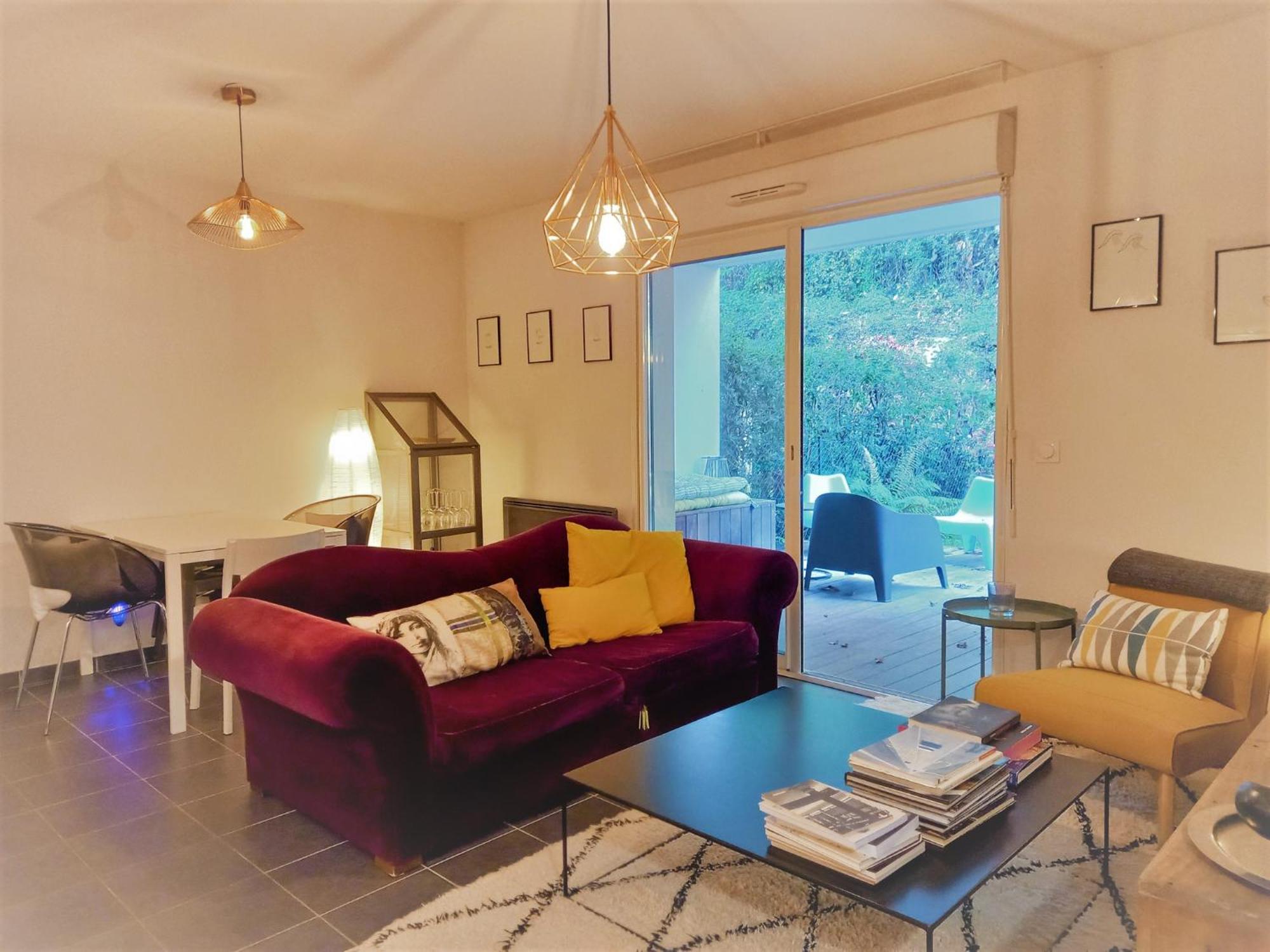 Ferienwohnung T2 Entre Ocean Et Montagnes*Jardin*Wifi Gratuit* Ustaritz Exterior foto